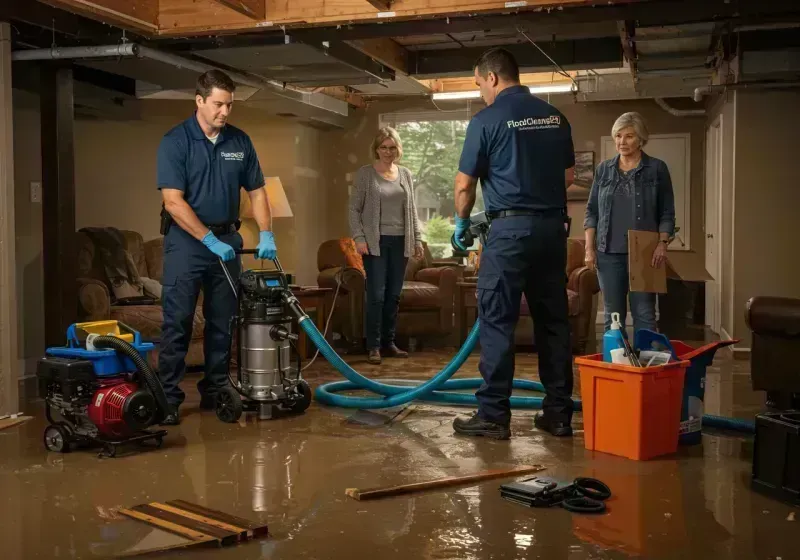 Basement Water Extraction and Removal Techniques process in Weaver, AL